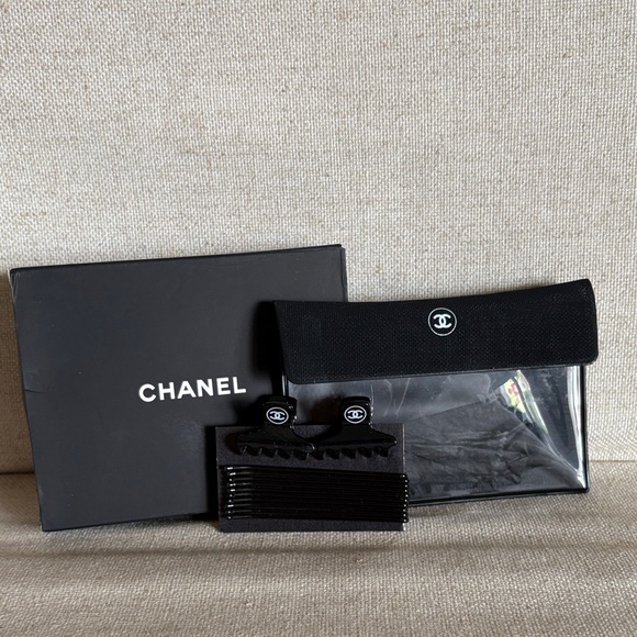 CHANEL Accessories - CHANEL Black Hair Accessory Collection